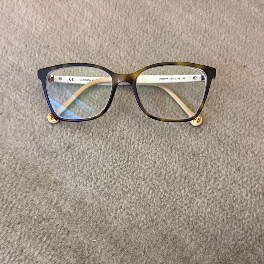 Carolina Herrera Tortoiseshell Glasses